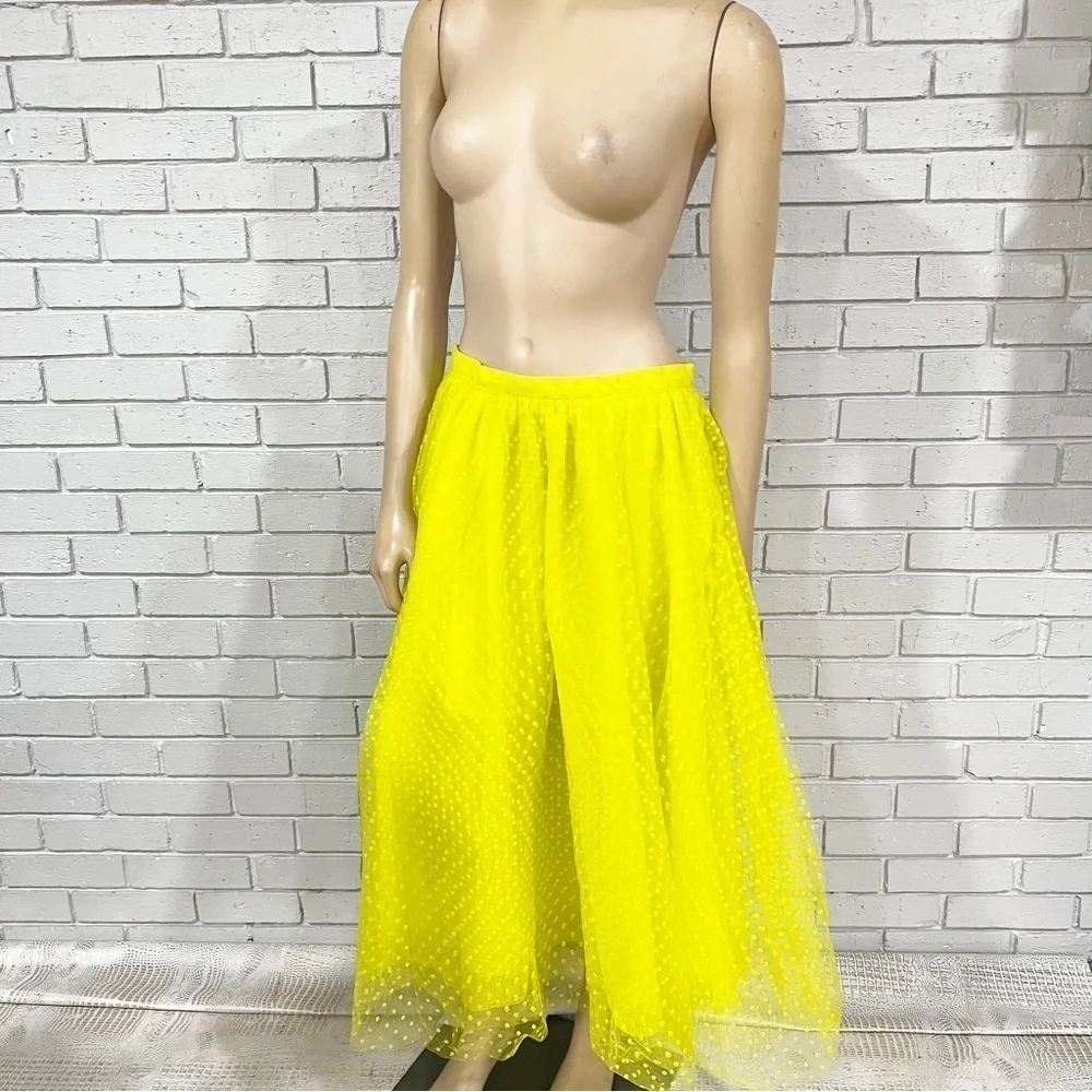 J.Crew‎ Collection limited-edition tulle midi skirt in polka dot - Picture 8 of 10